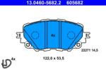 ATE Set placute frana ATE 13.0460-5682.2 (13.0460-5682.2)