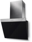 Faber Hota decorativa tangetiala Faber DAISY EG6 LED BK A55 330.0529. 561, 55 cm, 550 m3h, 70 dB, clasa C, touch, fitru aluminiu, Negru/ Inox (330.0529.561) - emida Hota