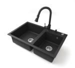NERO Palazzo + Snake + dispenser + plug lifter black