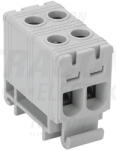 TRACON FLEAL-16per2 Főáramköri leágazó kapocs, sínre szerelhető, szürke (FLEAL-16per2)
