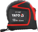 TOYA Metru de 10 m x 25 mm cu cauciuc (YT-71087)