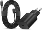 Samsung EP-TA800EBE gyári gyorstöltő adapter 25W + EP-DA767JBE Type-C/Type-C 1, 8m - fekete - ECO