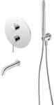 Oltens Set baterie cadă-duș Oltens Rann 34111100, pipă baterie Oltens Molle 39100100, 37102100, 39304100, 37200100 (36632100)