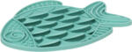 Flamingo szilikonos lick pad kutyáknak és macskáknak - türkizkék hal 1 db