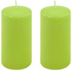 Nexos Set de lumânări în formă de pilon, 15 cm, Ø 7, 5 cm, verde de (DK47125_SL02)