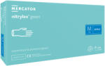 Mercator Medical Nitrylex Green púdermentes nitril vizsgálókesztyű mentazöld 100db (RD30138003)