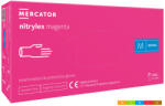 Mercator Medical Nitrylex Magenta púdermentes nitril vizsgálókesztyű magenta 100db (RD30300003)