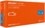 Mercator Medical Nitrylex Orange púdermentes nitril vizsgálókesztyű narancssárga 100db (RD30239004)