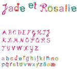 Djeco Girls alphabet - Betűkészlet lányoknak - Djeco