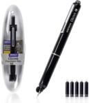 Writech Stilou retractabil Writech corp negru cu cutie cadou si 5 patroane cerneala albastre W-784/1-F-BLUE