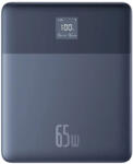 Baseus - Power Bank Blade (P10063801323-00) - 2x Type-C, 65W, 12000mAh, Digitális Kijelző, Kábellel USB-C - Kék