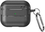 Techsuit - CarbonSzál - AirPods 3-hoz - Fekete tok
