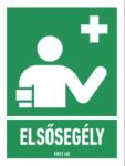  munkavédelmi tábla pvc 150x200 elsősegély piktog - szerszamstore - 750 Ft
