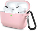 Techsuit - Szilikon tok - AirPods Pro 1 / 2 számára, Sima ultravékony anyag - Rózsaszín