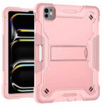 Techsuit - Strapabíró TabShell + Képernyővédő - iPad Pro 13 (2024) - Rózsaarany tok