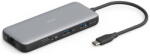 Digitus Docking Station Digitus USB-C->HDMI, USB3.2, RJ45, SD, MicroSD, PD Alu si (DA-70914)