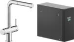 Nobili FRIZZA LV0K117/EFRIX multifunkciós csaptelep kihúzható fejjel inox (LV0K117/EFRIX)