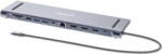 Manhattan Docking Station MANHATTAN 12-in-1 4K 1xHDMI 2xDP 3xUSB-A (190305)