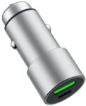 DVICED Dual USB 48W autós töltő - Metál (DV250004)
