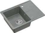 Quadron Tony graniteq mosogató 60x45 cm szürke/grafit/onix HTO6045SZK (HTO6045SZK)