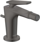 Hansgrohe Citterio C - Bidé csaptelep leeresztővel, szálcsiszolt fekete króm 49210340 (49210340)