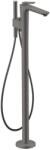 Hansgrohe Citterio C - Padló kádcsaptelep, csiszolt fekete króm 49441340 (49441340)