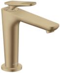 Hansgrohe Citterio C - Mosdócsaptelep leeresztővel, EcoSmart, CoolStart, csiszolt bronz 49041140 (49041140)