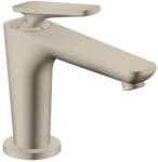 Hansgrohe Citterio C - Mosdócsaptelep leeresztővel, EcoSmart, CoolStart, csiszolt nikkel 49020820 (49020820)