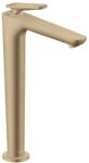 Hansgrohe Citterio C - Mosdócsaptelep leeresztővel, EcoSmart, CoolStart, csiszolt bronz 49050140 (49050140)