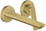 Hansgrohe Citterio C - Falsík alatti mosdócsaptelep, leeresztővel, 2 nyílásos beépítés, EcoSmart, polírozott arany 49110990 (49110990)