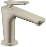 Hansgrohe Citterio C - Mosdócsaptelep leeresztővel, EcoSmart, CoolStart, csiszolt nikkel 49021820 (49021820)