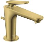 Hansgrohe Citterio C - Mosdócsaptelep leeresztővel, EcoSmart, CoolStart, polírozott arany 49010990 (49010990)