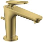Hansgrohe Citterio C - Mosdócsaptelep leeresztővel, EcoSmart, CoolStart, polírozott arany 49011990 (49011990)