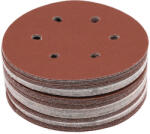 TOYA Tépőzáras fíbertárcsa 150 mm / P120 6 lyukas (50 db) (YT-834585)
