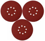 TOYA Tépőzáras fíbertárcsa 180 mm / P40 (3 db) (YT-83460) - vasasszerszam