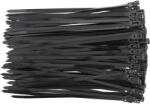 TOYA Kioldható kábelkötegelő 4, 8 x 200 mm fekete (100 db) (YT-70671)