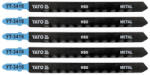 YATO Dekopírfűrészlap fémre T-befogás 21TPI 130/1, 0 mm HSS (5 db) (YT-3416)