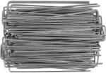 FLO talajtakaró rögzítő tüske acél 150 mm (100 db) (91060)