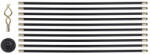 TOYA Csőtisztító készlet 12 részes 9, 2 m/20 mm (flexibilis rúd 10x93, 2 cm) (YT-24980) - szerszamplaza