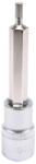 TOYA Hosszú bit dugókulcs Spline 1/2" M5 CrV (YT-04350) - szerszamplaza