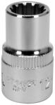 TOYA Dugókulcs Spline 1/2" 12 mm CrV (YT-14824)