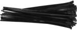 TOYA Kioldható kábelkötegelő 7, 6 x 350 mm fekete (100 db) (YT-70676)