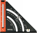 TOYA Talpas derékszög vonalzó 290 x 185 mm alumínium (YT-70783) - szerszamplaza