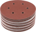 TOYA Tépőzáras fíbertárcsa 150 mm / P80 6 lyukas (50 db) (YT-834583)