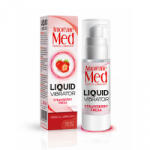 Amoréane Liquid Vibrator - csikló stimuláló gél hölgyeknek, eper illattal (30 ml) - ovszer-vasarlas