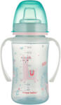 Canpol babies Cseppmentes Szilikon tanulópohár világító fogantyúval 240ml (6h+) Exotic Animals - Zöld
