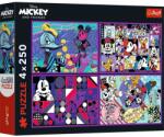 Trefl Puzzle Trefl 4x250 Disney Mickey Mouse Si Prietenii (vvt13308) Puzzle