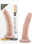 Dr Skin Dr. Skin - реалистично дилдо с вендуза - телесен - 17, 5 см