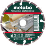 Metabo 626873000 Gyémánt darabolótárcsa; 76x10, 0mm, "UP", Universal "professional (626873000)