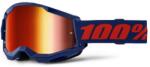  100% - Strata 2 USA Szemüveg - Navy - Piros tükrös plexivel